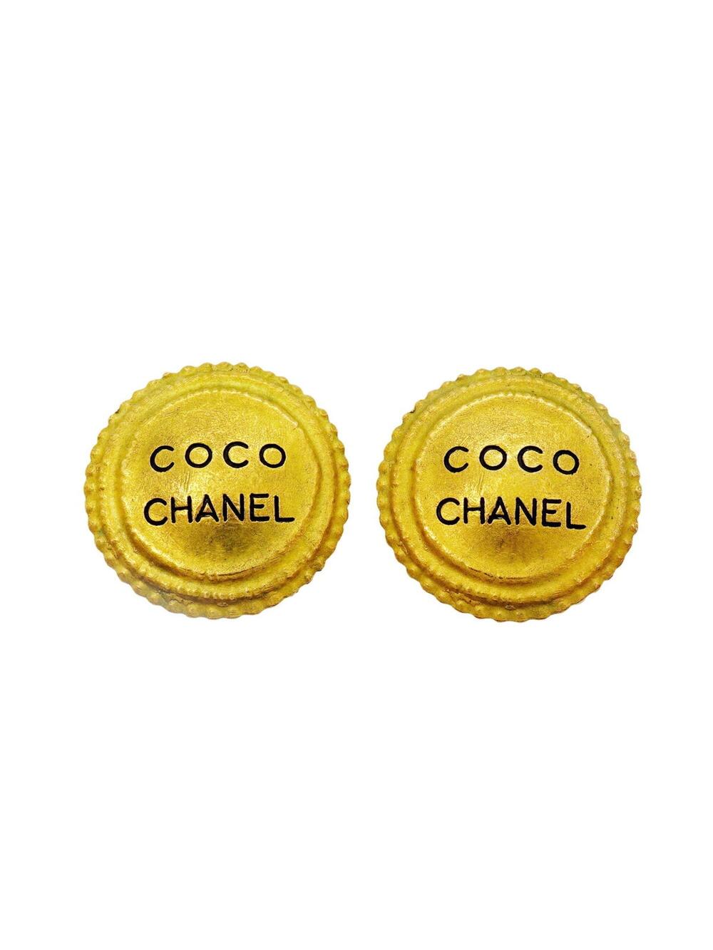 Chanel Earrings Gold-Tone Metal #357856C54B